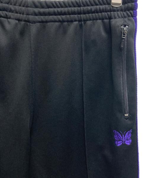 Needles（ニードルズ）Needles (ニードルズ) Track Pant ブラック×パープル サイズ:Mの古着・服飾アイテム