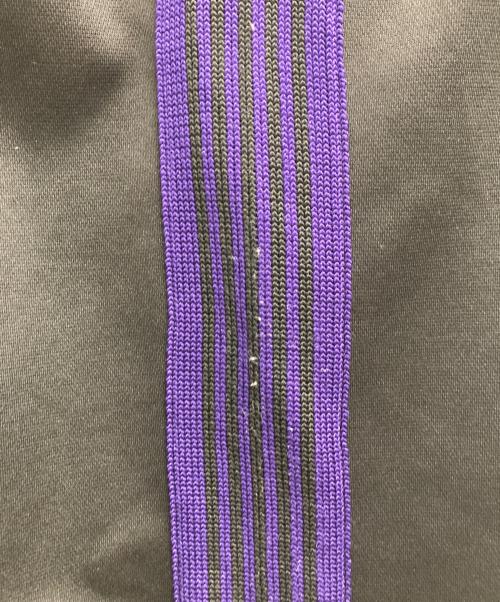 Needles（ニードルズ）Needles (ニードルズ) Track Pant ブラック×パープル サイズ:Mの古着・服飾アイテム