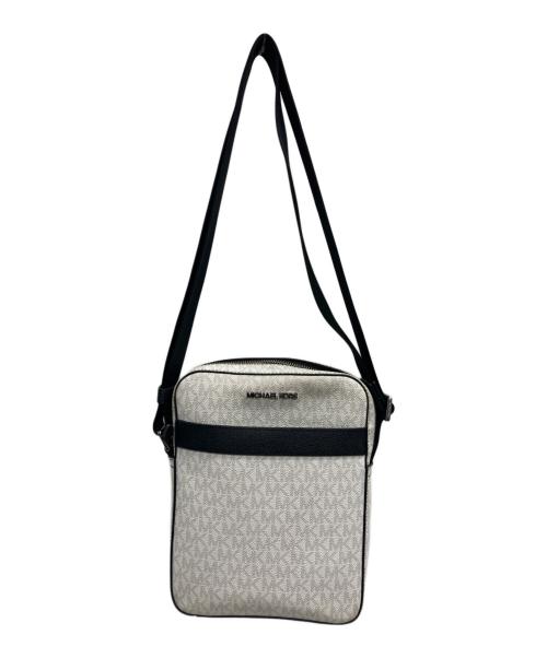 MICHAEL KORS（マイケル・コース）MICHAEL KORS (マイケル・コース) クーパー シグネチャー フライト バッグ ホワイトの古着・服飾アイテム