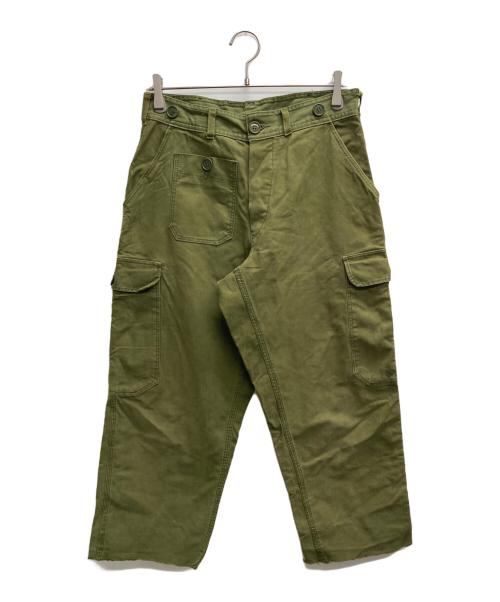 ミリタリー（ミリタリー）ミリタリー (ミリタリー) デンマーク軍フィールドパンツ カーキ サイズ:表記無しの古着・服飾アイテム