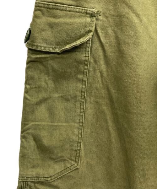 ミリタリー（ミリタリー）ミリタリー (ミリタリー) デンマーク軍フィールドパンツ カーキ サイズ:表記無しの古着・服飾アイテム