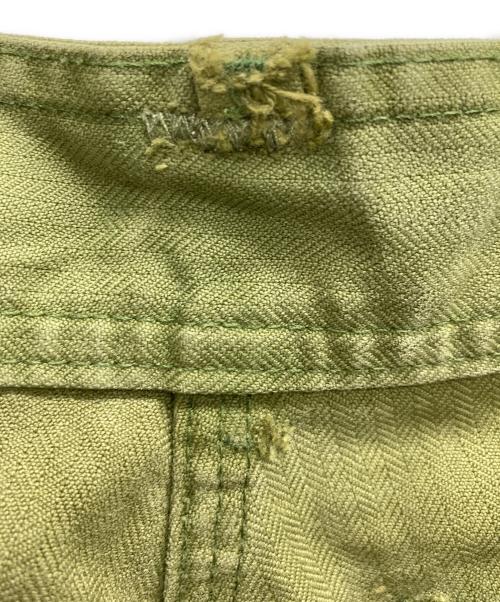 ミリタリー（ミリタリー）ミリタリー (ミリタリー) デンマーク軍フィールドパンツ カーキ サイズ:表記無しの古着・服飾アイテム
