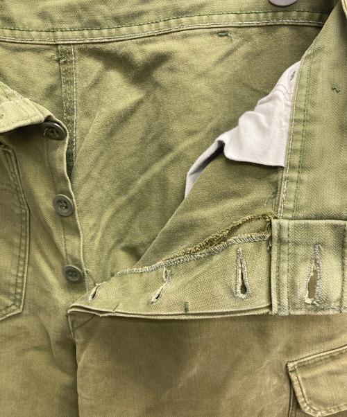 ミリタリー（ミリタリー）ミリタリー (ミリタリー) デンマーク軍フィールドパンツ カーキ サイズ:表記無しの古着・服飾アイテム