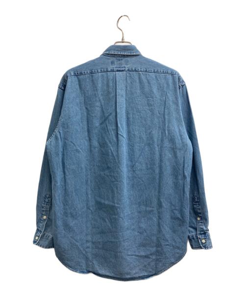 RALPH LAUREN（ラルフローレン）RALPH LAUREN (ラルフローレン) デニムボタンダウンシャツ ブルー サイズ:Mの古着・服飾アイテム