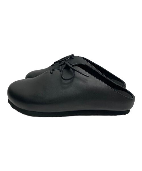 ATTACHMENT（アタッチメント）ATTACHMENT (アタッチメント) カウレザー サンダル ブラック サイズ:42の古着・服飾アイテム