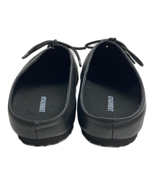 ATTACHMENT（アタッチメント）ATTACHMENT (アタッチメント) カウレザー サンダル ブラック サイズ:42の古着・服飾アイテム