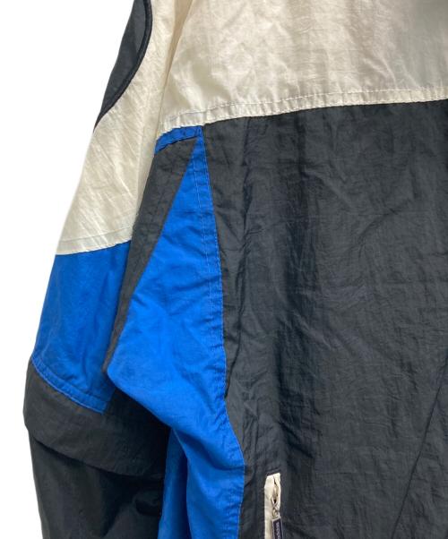 adidas（アディダス）adidas (アディダス) ナイロンジャケット ブラック×ブルー サイズ:7の古着・服飾アイテム
