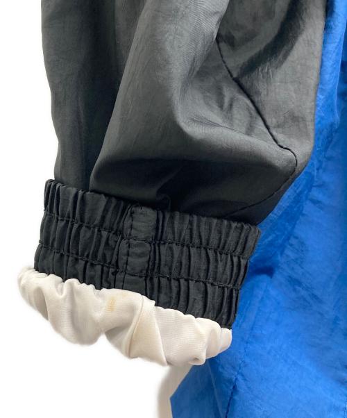 adidas（アディダス）adidas (アディダス) ナイロンジャケット ブラック×ブルー サイズ:7の古着・服飾アイテム