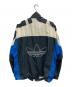 adidas (アディダス) ナイロンジャケット ブラック×ブルー サイズ:7：6000円