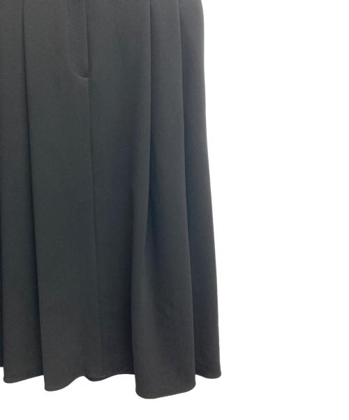 theory（セオリー）theory (セオリー) Admiral Crepe Double Pleat Skirt ブラック サイズ:2 未使用品の古着・服飾アイテム