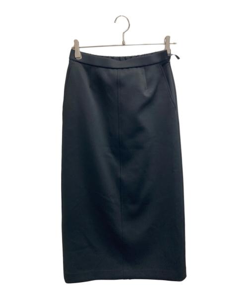 UNTITLED（アンタイトル）UNTITLED (アンタイトル) ダンボールジャージ ナロースカート ブラック サイズ:2の古着・服飾アイテム