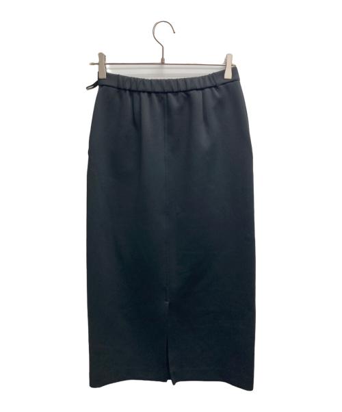 UNTITLED（アンタイトル）UNTITLED (アンタイトル) ダンボールジャージ ナロースカート ブラック サイズ:2の古着・服飾アイテム