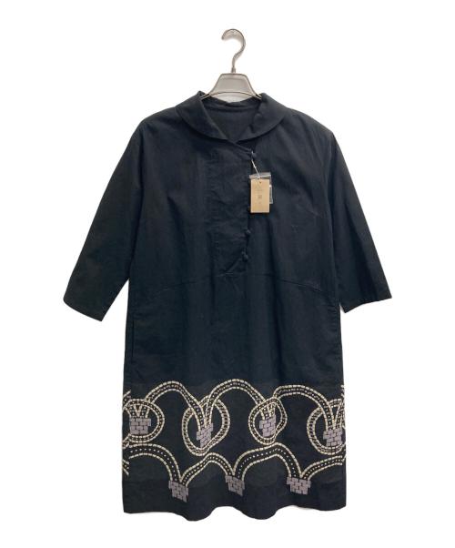 根々（ネネ）根々 (ネネ) 橋ワンピース ブラック サイズ:表記無し 未使用品の古着・服飾アイテム