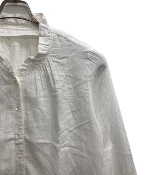 根々（ネネ）根々 (ネネ) フリルカラーブラウス ホワイト サイズ:表記無しの古着・服飾アイテム