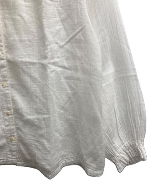 根々（ネネ）根々 (ネネ) フリルカラーブラウス ホワイト サイズ:表記無しの古着・服飾アイテム