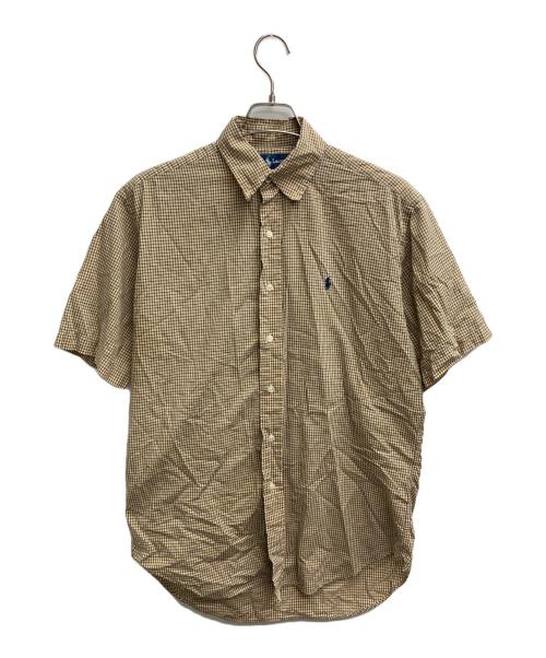 RALPH LAUREN（ラルフローレン）RALPH LAUREN (ラルフローレン) BLAKEボタンダウンシャツ ブラウン サイズ:Sの古着・服飾アイテム