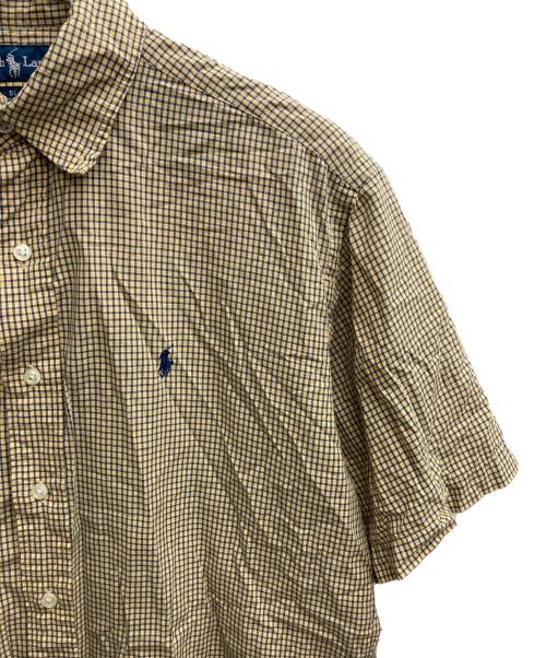 RALPH LAUREN（ラルフローレン）RALPH LAUREN (ラルフローレン) BLAKEボタンダウンシャツ ブラウン サイズ:Sの古着・服飾アイテム