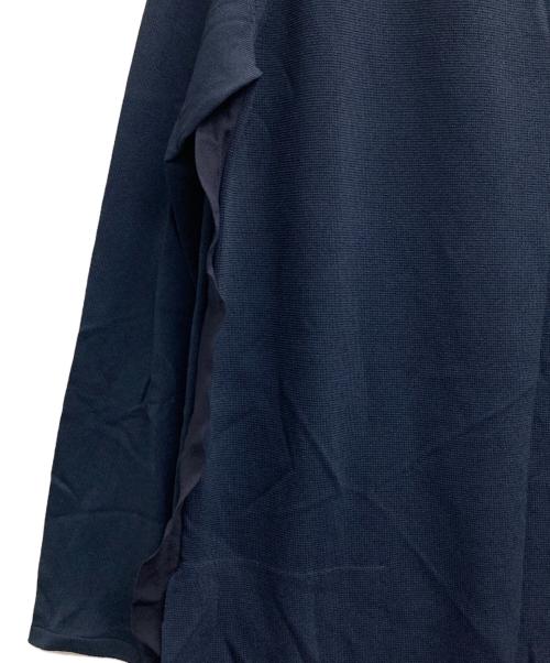 MaxMara（マックスマーラ）MaxMara (マックスマーラ) フリルワンピース ネイビー サイズ:L 未使用品の古着・服飾アイテム