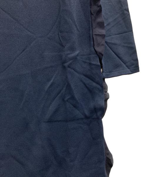 MaxMara（マックスマーラ）MaxMara (マックスマーラ) フリルワンピース ネイビー サイズ:L 未使用品の古着・服飾アイテム