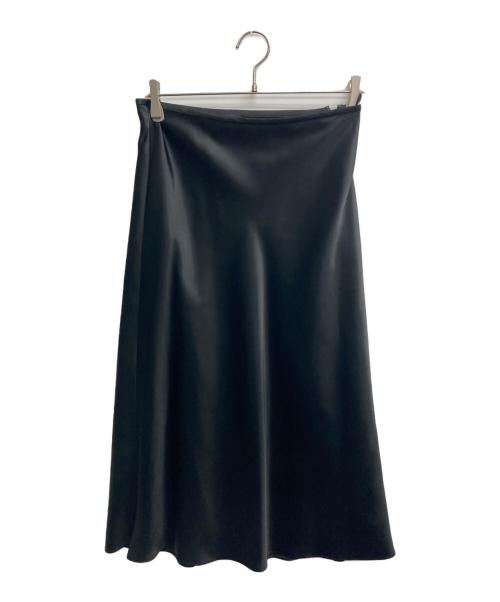 theory（セオリー）theory (セオリー) Fluid Satin Cl Midi SKIRT ブラック サイズ:Sの古着・服飾アイテム