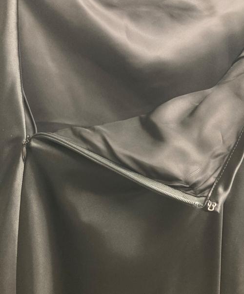 theory（セオリー）theory (セオリー) Fluid Satin Cl Midi SKIRT ブラック サイズ:Sの古着・服飾アイテム