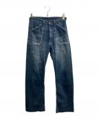 45rpm45アールピーエム）の古着「デニムパンツ」｜ネイビー
