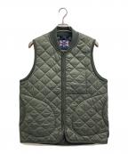 LAVENHAMラベンハム）の古着「ZIP BOMBER GILET」｜カーキ