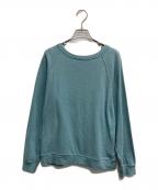 FRAMeWORKフレームワーク）の古着「23AW スラブベア天竺プルオーバー」｜ブルー