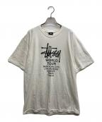 stussyステューシー）の古着「WORLD TOUR TEE」｜ホワイト
