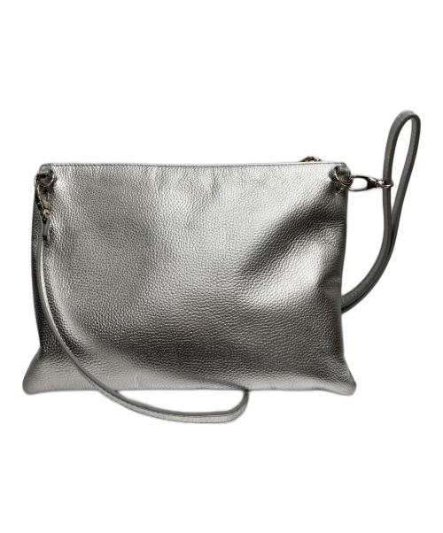 ear PAPILLONNER（イアパピヨネ）ear PAPILLONNER (イアパピヨネ) 2wayショルダーバッグ クロスボディ シルバーの古着・服飾アイテム