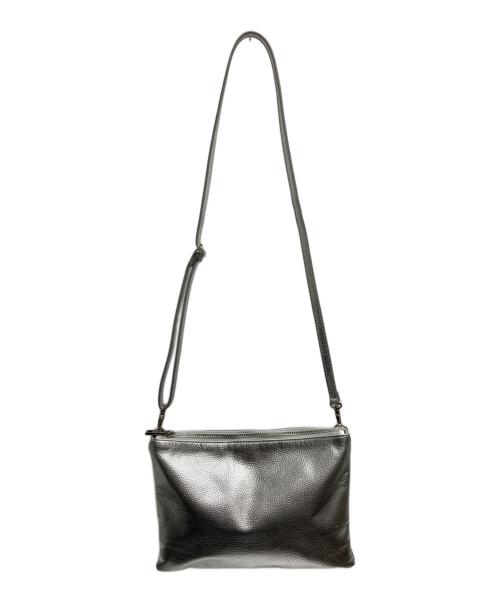 ear PAPILLONNER（イアパピヨネ）ear PAPILLONNER (イアパピヨネ) 2wayショルダーバッグ クロスボディ シルバーの古着・服飾アイテム