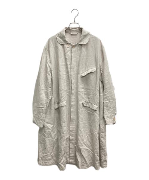 45R（フォーティファイブ・アール）45R (フォーティファイブ・アール) リネンのコート アイボリー サイズ:2の古着・服飾アイテム