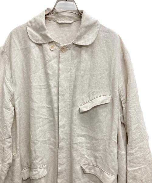 45R（フォーティファイブ・アール）45R (フォーティファイブ・アール) リネンのコート アイボリー サイズ:2の古着・服飾アイテム