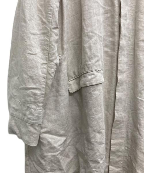 45R（フォーティファイブ・アール）45R (フォーティファイブ・アール) リネンのコート アイボリー サイズ:2の古着・服飾アイテム