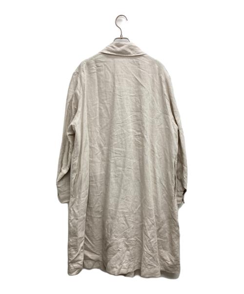 45R（フォーティファイブ・アール）45R (フォーティファイブ・アール) リネンのコート アイボリー サイズ:2の古着・服飾アイテム