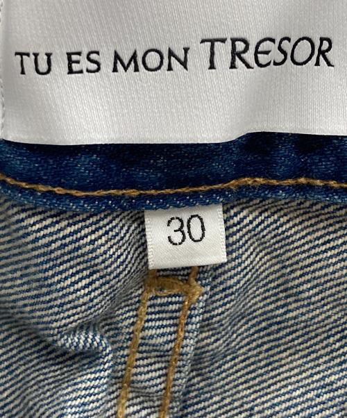 Tu es mon TRESOR（トゥ エ モン トレゾア）Tu es mon TRESOR (トゥ エ モン トレゾア) The Carnelian Jean インディゴ サイズ:30の古着・服飾アイテム