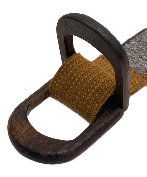 45R（フォーティファイブ・アール）45R (フォーティファイブ・アール) ネイティブニットのベルト レッドの古着・服飾アイテム