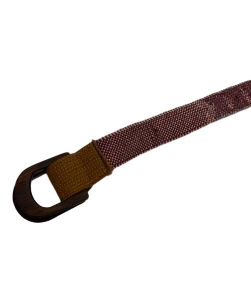 45R（フォーティファイブ・アール）45R (フォーティファイブ・アール) ネイティブニットのベルト レッドの古着・服飾アイテム