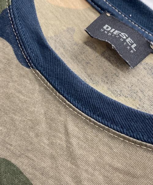 DIESEL（ディーゼル）DIESEL (ディーゼル) カモ柄Tシャツ カーキ サイズ:XLの古着・服飾アイテム