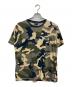 DIESEL（ディーゼル）の古着「カモ柄Tシャツ」｜カーキ