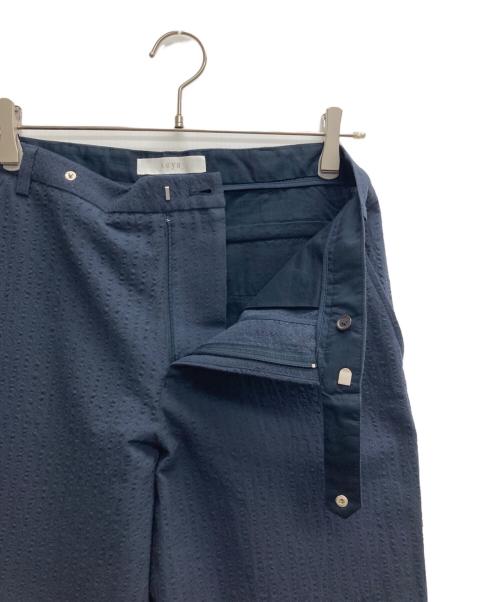 seya.（セヤ）seya. (セヤ) シワ加工ウールパンツ ネイビー サイズ:Mの古着・服飾アイテム