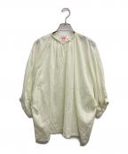 INDIA INDUSTRYインディアインダストーリー）の古着「モックブラウス」｜アイボリー