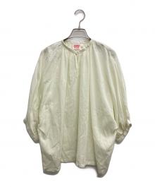 INDIA INDUSTRY（インディアインダストーリー）の古着「モックブラウス」｜アイボリー