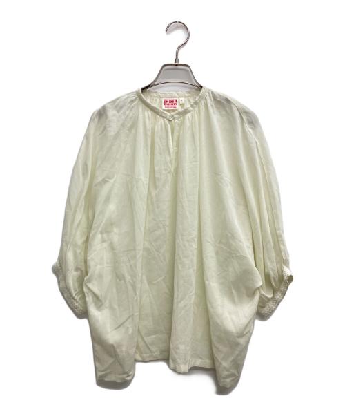 INDIA INDUSTRY（インディアインダストーリー）INDIA INDUSTRY (インディアインダストーリー) モックブラウス アイボリー サイズ:1の古着・服飾アイテム