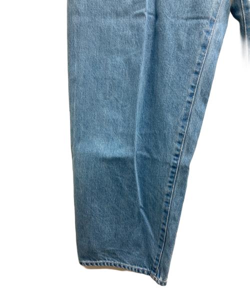 LACOSTE（ラコステ）LACOSTE (ラコステ) ワイドデニムパンツ ブルー サイズ:42の古着・服飾アイテム