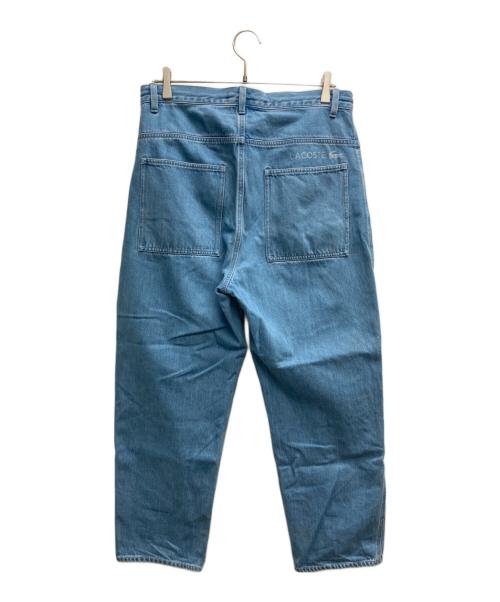 LACOSTE（ラコステ）LACOSTE (ラコステ) ワイドデニムパンツ ブルー サイズ:42の古着・服飾アイテム