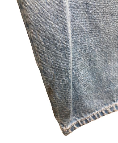 LACOSTE（ラコステ）LACOSTE (ラコステ) ワイドデニムパンツ ブルー サイズ:42の古着・服飾アイテム