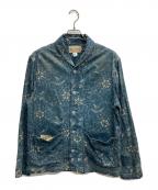 RRLダブルアールエル）の古着「WILSON OS-LONG SLEEVE-SPORT SHIRT COTTON」｜ネイビー