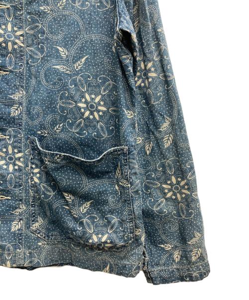 RRL（ダブルアールエル）RRL (ダブルアールエル) WILSON OS-LONG SLEEVE-SPORT SHIRT COTTON ネイビー サイズ:Mの古着・服飾アイテム