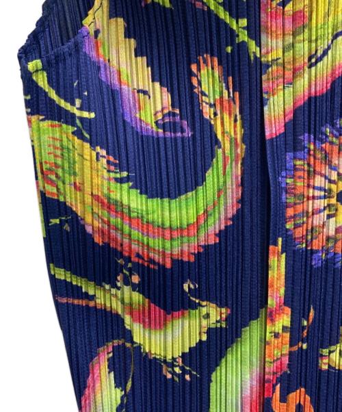 PLEATS PLEASE（プリーツプリーズ）PLEATS PLEASE (プリーツプリーズ) デザインボタンプリーツブラウス マルチカラー サイズ:3の古着・服飾アイテム